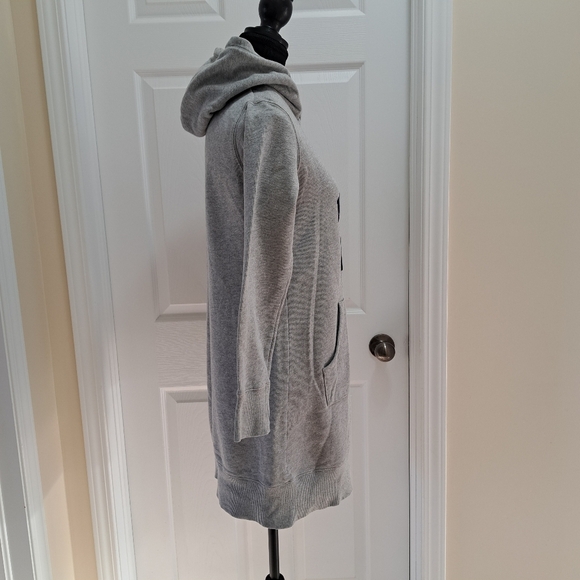 Uniqlo x Disney Minnie Mouse Sweatshirt Dress Women's Medium Hoodie Grey Tunic - Picture 10 of 12